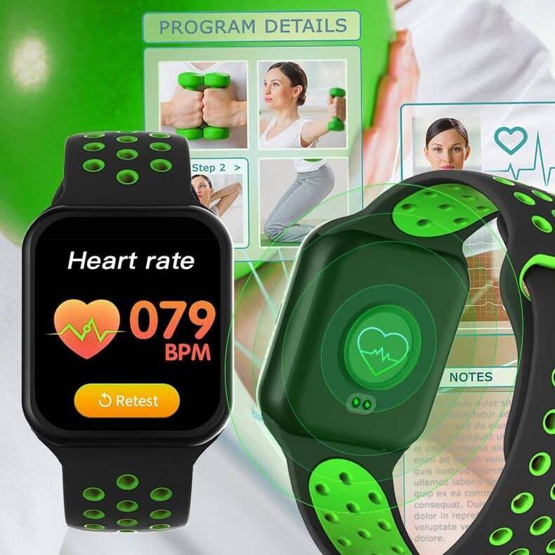 ساعة شوبينجو الذكية لقياس ضغط الدم والرياضية (2)